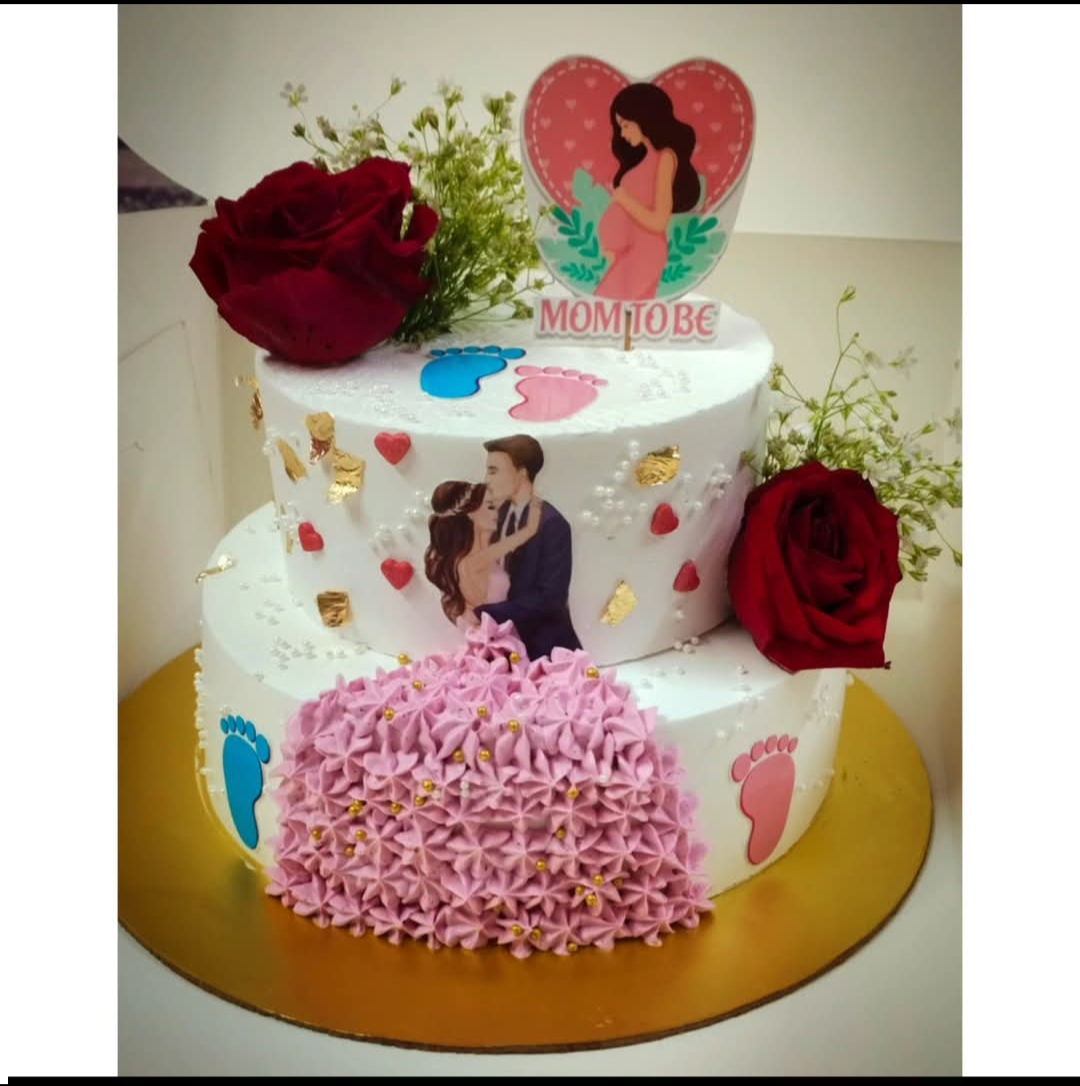 Designer anniversary cake in Kolkata by Frost Fiesta