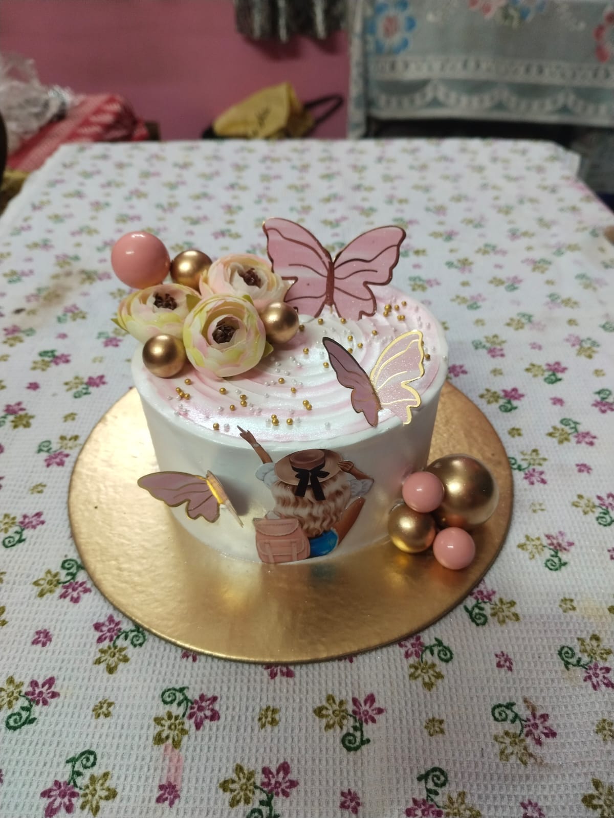 Butterfly Theme Birthday Cake in Kolkata