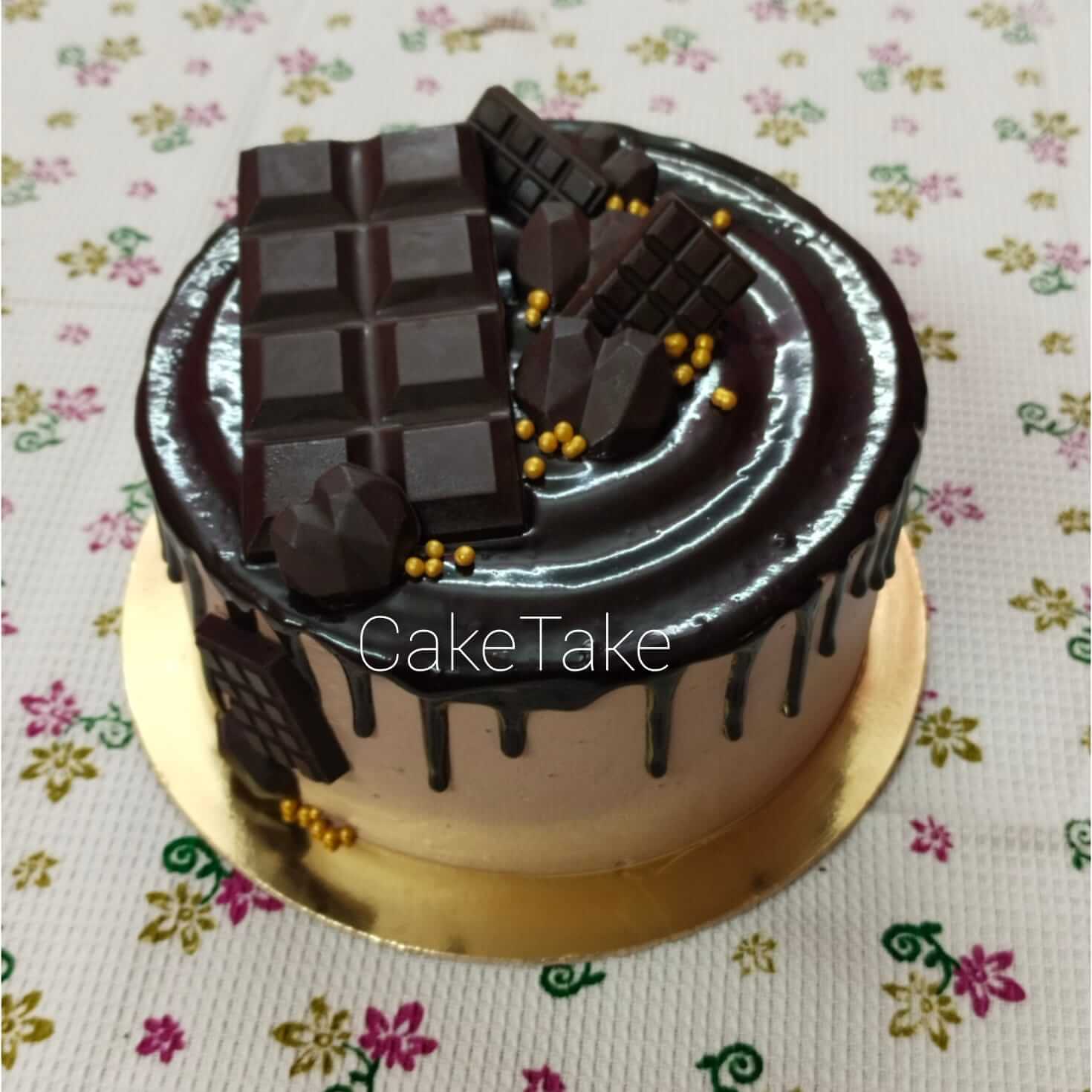 Signature Dark Chocolate Cake in Kolkata by Frost Fiesta